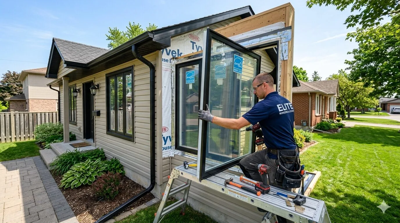 Professional window installer Guelph